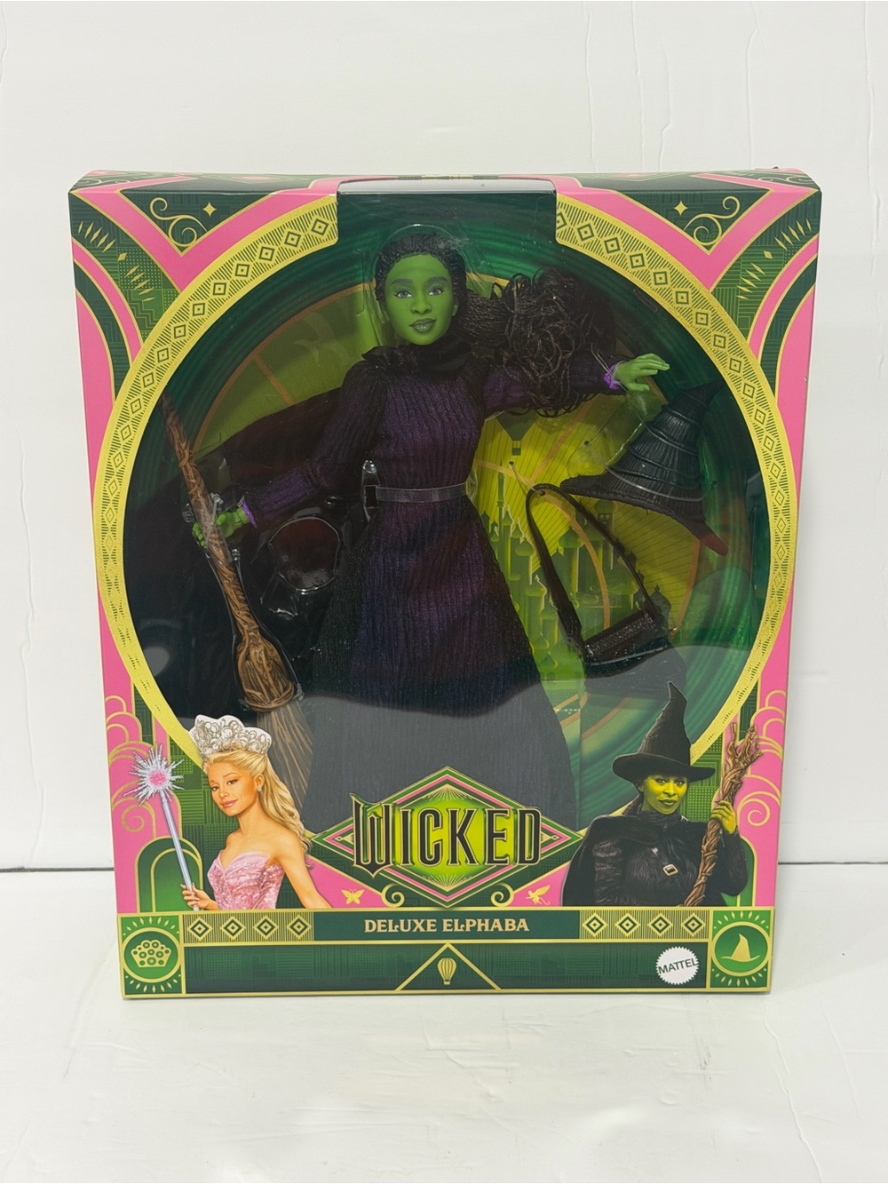 Mattel Wicked Elphaba Doll - Green & Purple